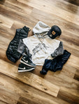 Bucker Cropped Hoodie • Charcoal