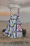 Check It Romper • Blues