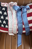 Denim Blue Horseshoe Twilly