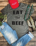 Eat USA Beef tee