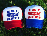 Eat USA Beef Glitter hat