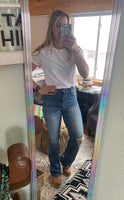 The Katie’s high rise straight jeans